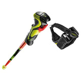 Leki WCR Lite SL 3D Poles 2025-Alpine Ski Poles-95-Brightred/Neonyellow-Kunstadt Sports