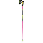 Leki WCR Lite SL 3D Poles 2025-Alpine Ski Poles-105-Neonpink/Neonyellow-Kunstadt Sports