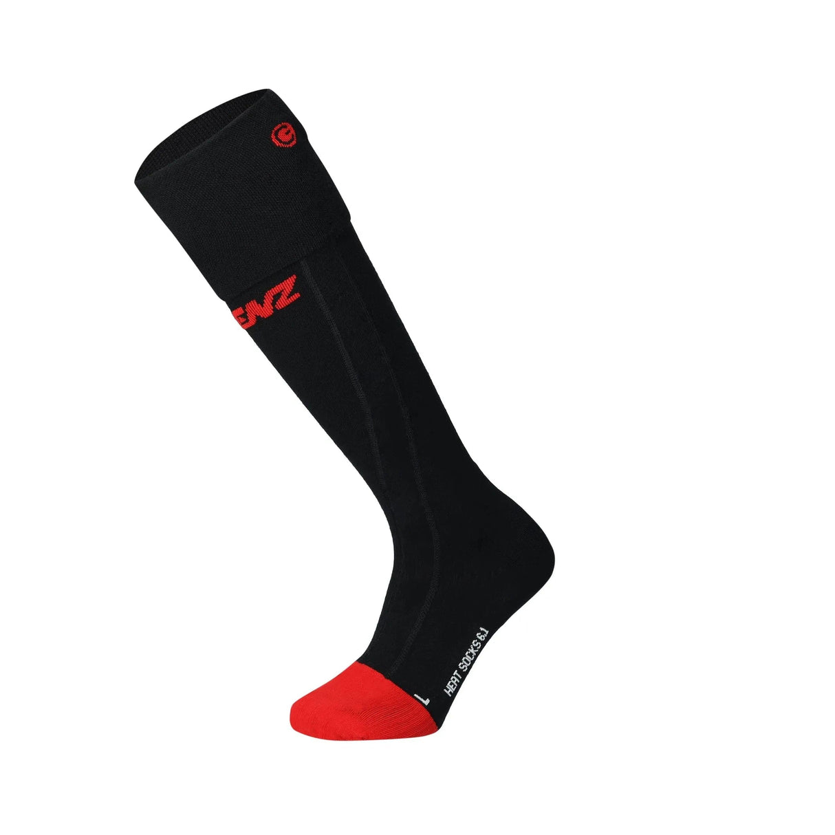 Chaussette de compression unisexe Lenz Heat Sock 6.1 en laine mérinos et soie avec embout uniquement