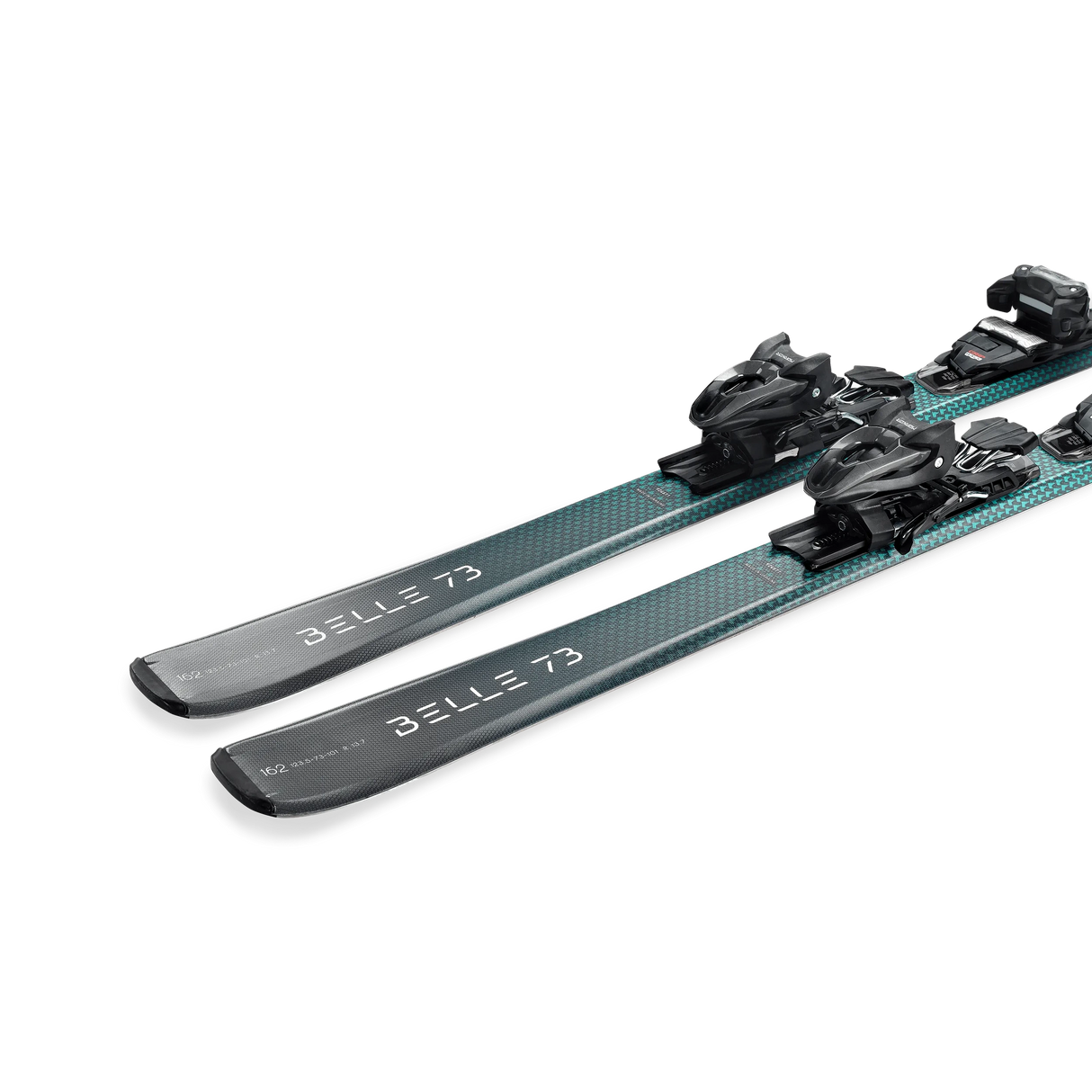 Nordica Belle 73 Ski + TP2 Compact 10 FDT Binding 2025-Skis-144-Grey - Aqua-Kunstadt Sports