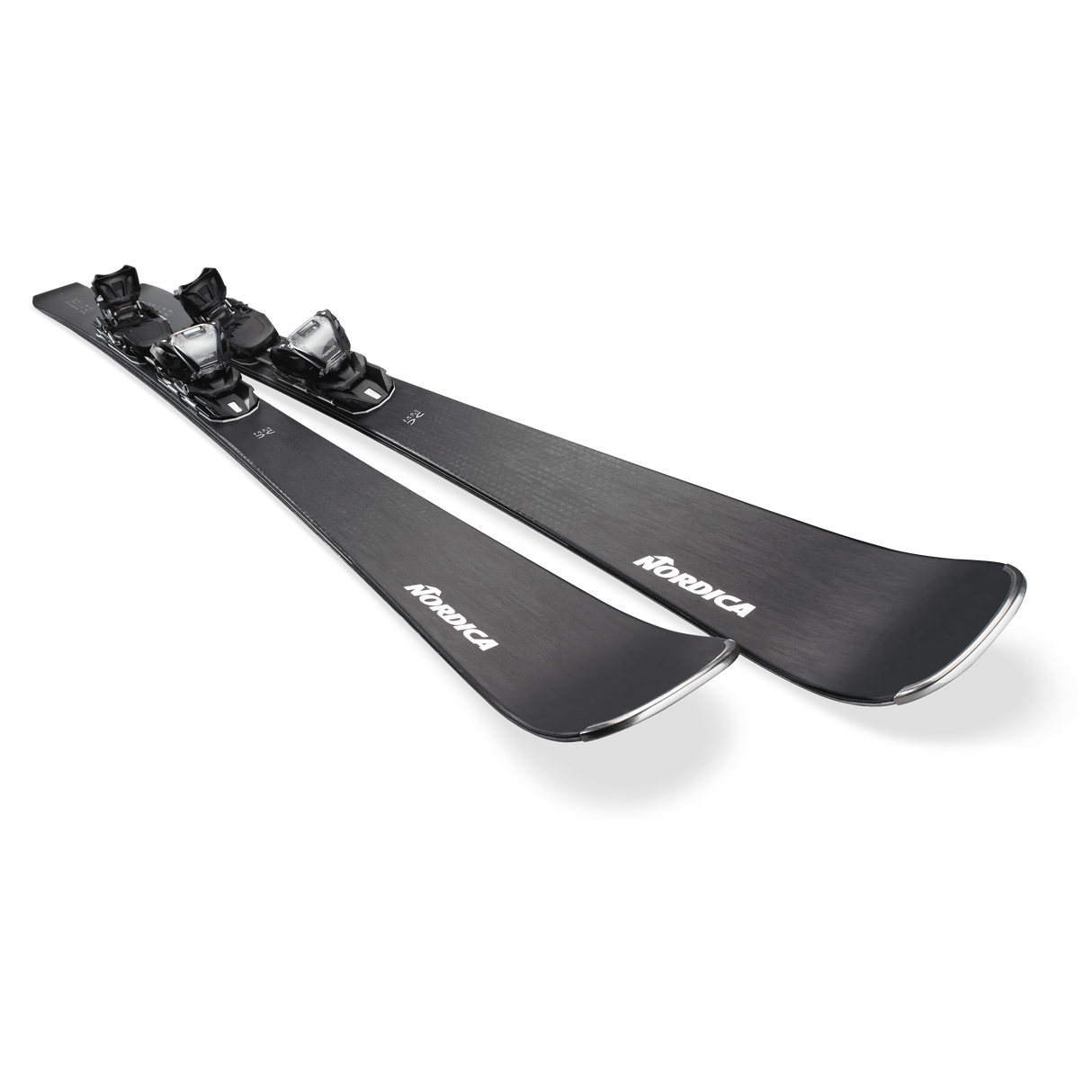 Nordica Belle SL DC FDT Ski + TP2 Light 11 FDT Binding 2025-Skis-150-Black - Silver-Kunstadt Sports