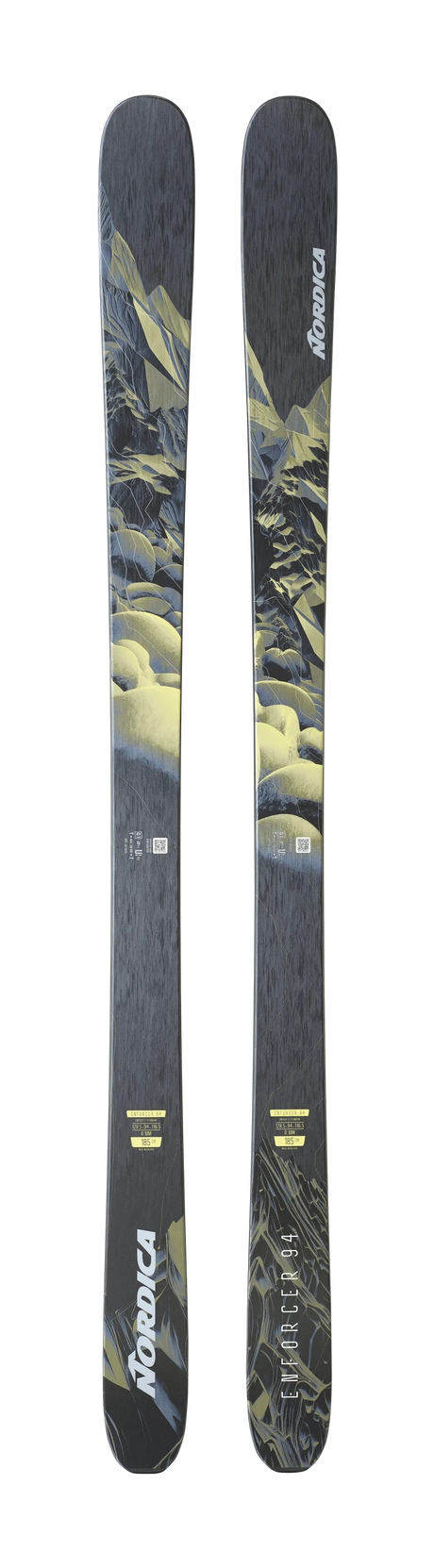 Nordica Enforcer 94 Ski 2025-Skis-173-Black / Yellow / Blue-Kunstadt Sports