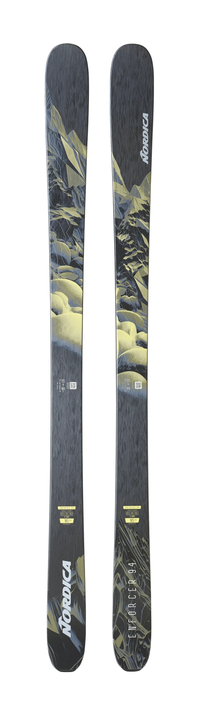 Nordica Enforcer 94 Ski 2025-Skis-173-Black / Yellow / Blue-Kunstadt Sports