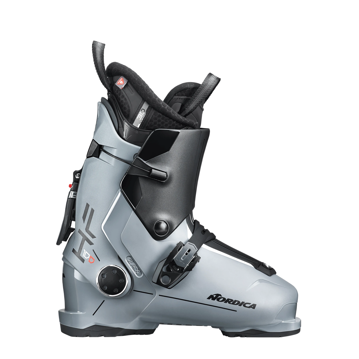 Nordica HF 100 Ski Boot 2025-Alpine Ski Boots-25.5-Grey / Black / White-Kunstadt Sports