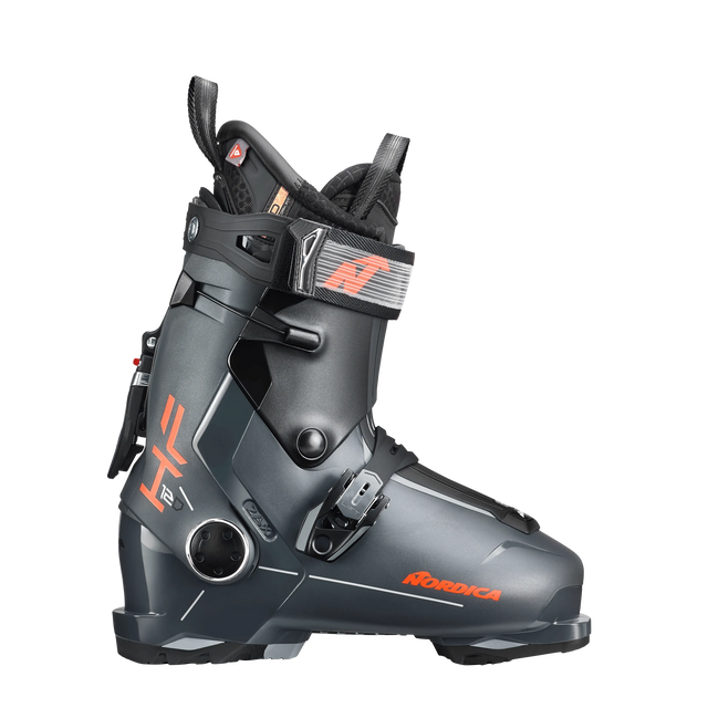 Nordica HF 120 Ski Boot 2025-Alpine Ski Boots-25.5-Anthracite / Black / Red-Kunstadt Sports