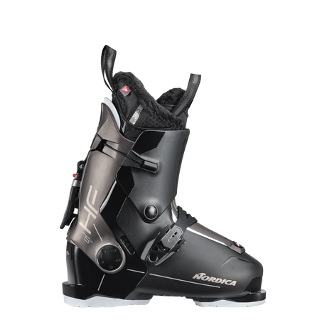 Nordica HF 75 W Ski Boot 2025-Alpine Ski Boots-23.5-Black / Bronze / White-Kunstadt Sports