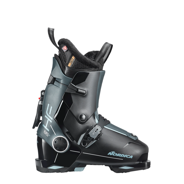 Nordica HF 85 W Ski Boot 2025-Alpine Ski Boots-23.5-Black / Green / Aquamarine-Kunstadt Sports