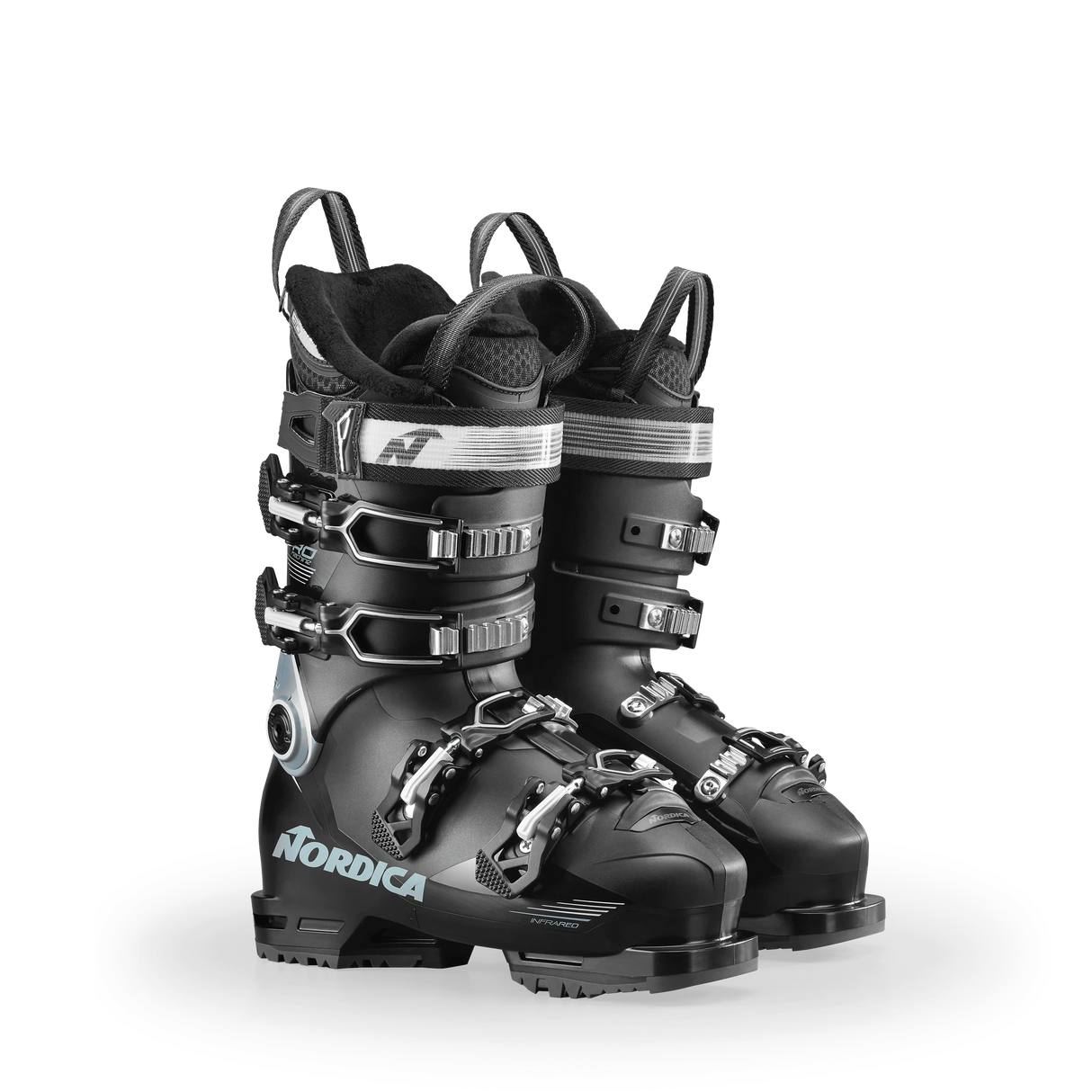 Nordica Promachine 85 W Ski Boot 2025-Alpine Ski Boots-22.5-Black / Avio / White-Kunstadt Sports