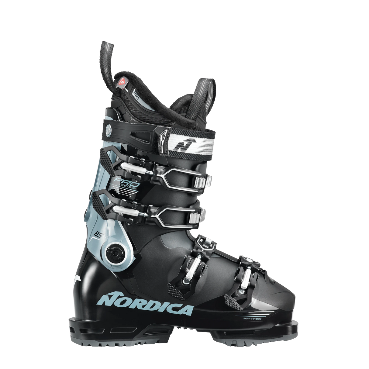 Nordica Promachine 85 W Ski Boot 2025-Alpine Ski Boots-22.5-Black / Avio / White-Kunstadt Sports