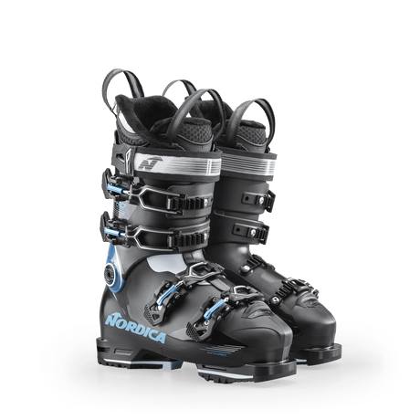 Nordica Promachine 95 W Ski Boot 2025-Alpine Ski Boots-23.5-Black / Lightt Blue / White-Kunstadt Sports