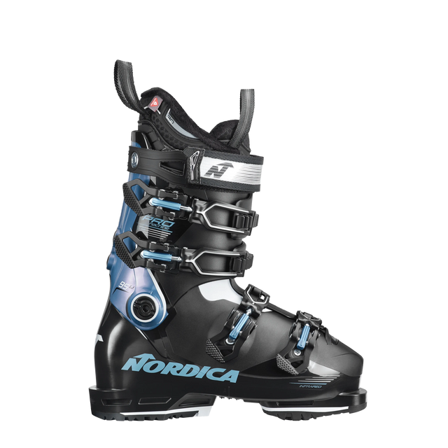 Nordica Promachine 95 W Ski Boot 2025-Alpine Ski Boots-23.5-Black / Lightt Blue / White-Kunstadt Sports