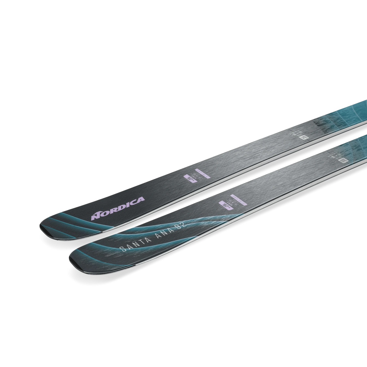 Nordica Santa Ana 92 Ski 2025-Skis-161-Aqua / Violet-Kunstadt Sports