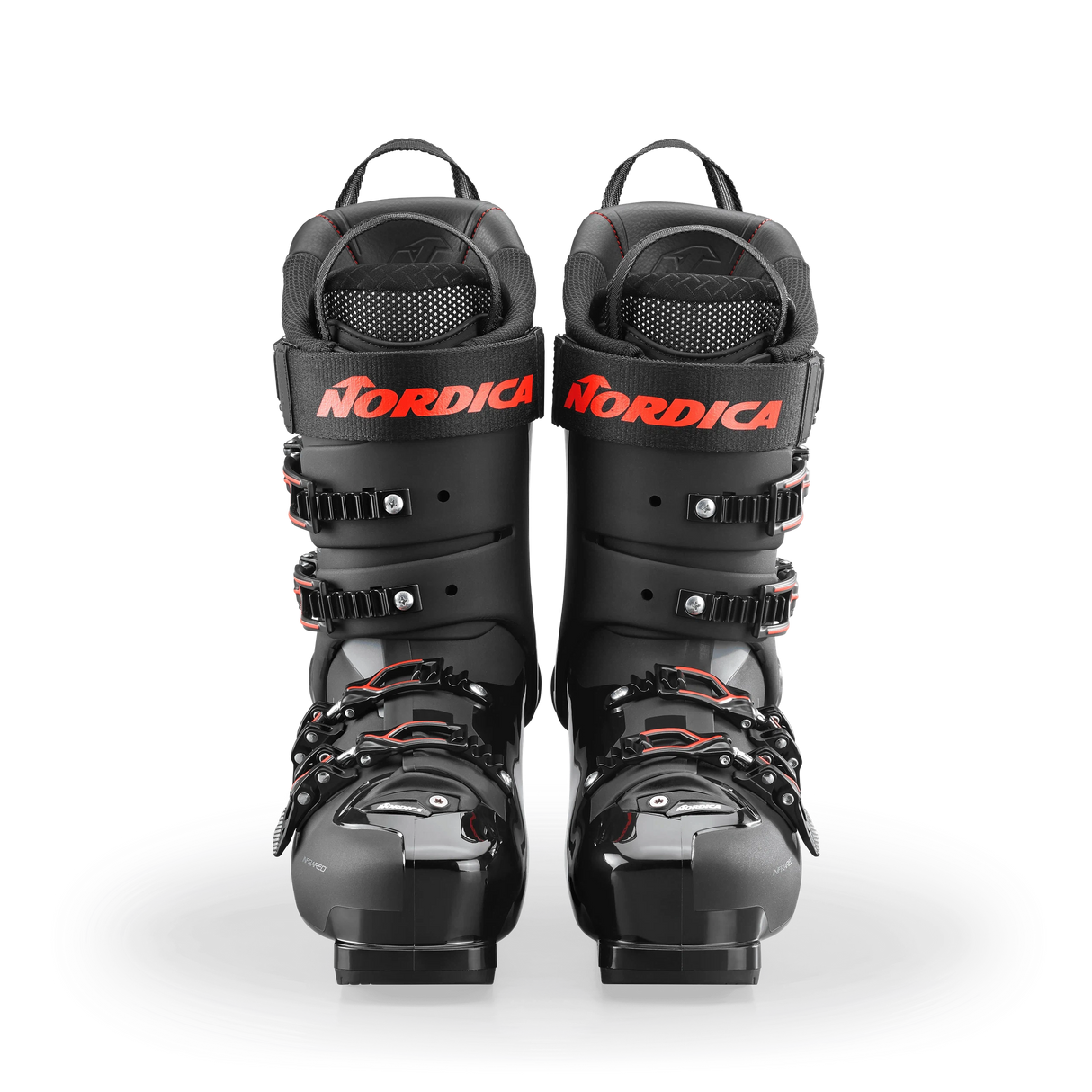 Nordica Speedmachine 3 130 S Ski Boot 2025-Alpine Ski Boots-26.5-Black / Red-Kunstadt Sports