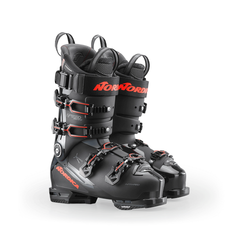 Nordica Speedmachine 3 130 S Ski Boot 2025-Alpine Ski Boots-26.5-Black / Red-Kunstadt Sports