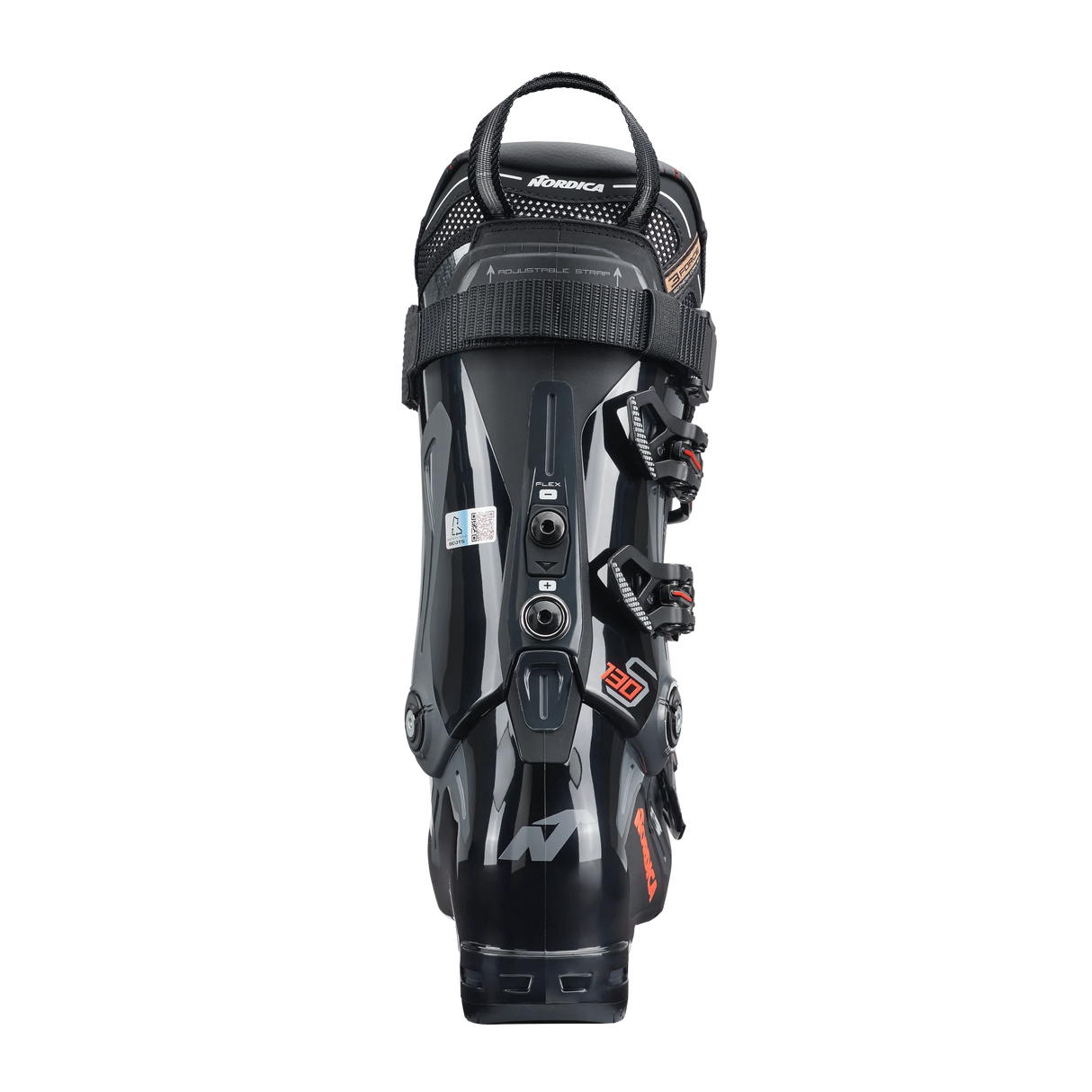 Nordica Speedmachine 3 130 S Ski Boot 2025-Alpine Ski Boots-26.5-Black / Red-Kunstadt Sports