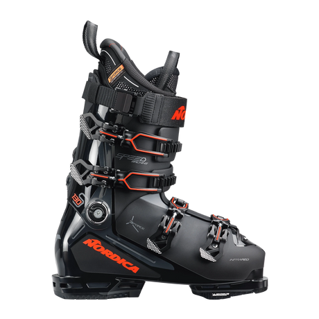 Nordica Speedmachine 3 130 S Ski Boot 2025-Alpine Ski Boots-26.5-Black / Red-Kunstadt Sports