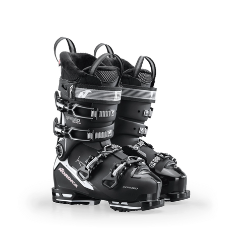 Nordica Speedmachine 3 85 W Ski Boot 2025-Alpine Ski Boots-22.5-Black / White / Rose-Kunstadt Sports