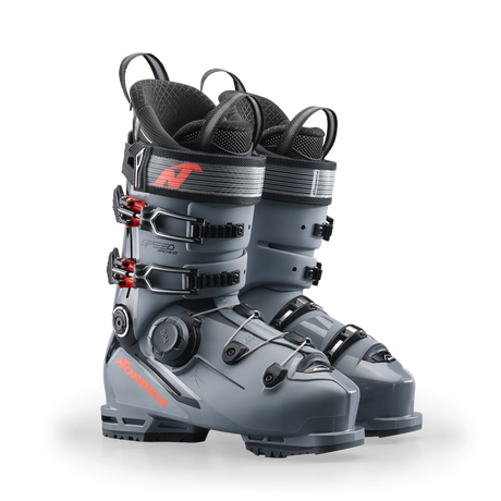 Nordica Speedmachine 3 BOA 120 Ski Boot 2025-Alpine Ski Boots-25.5-Grey / Black / Red-Kunstadt Sports