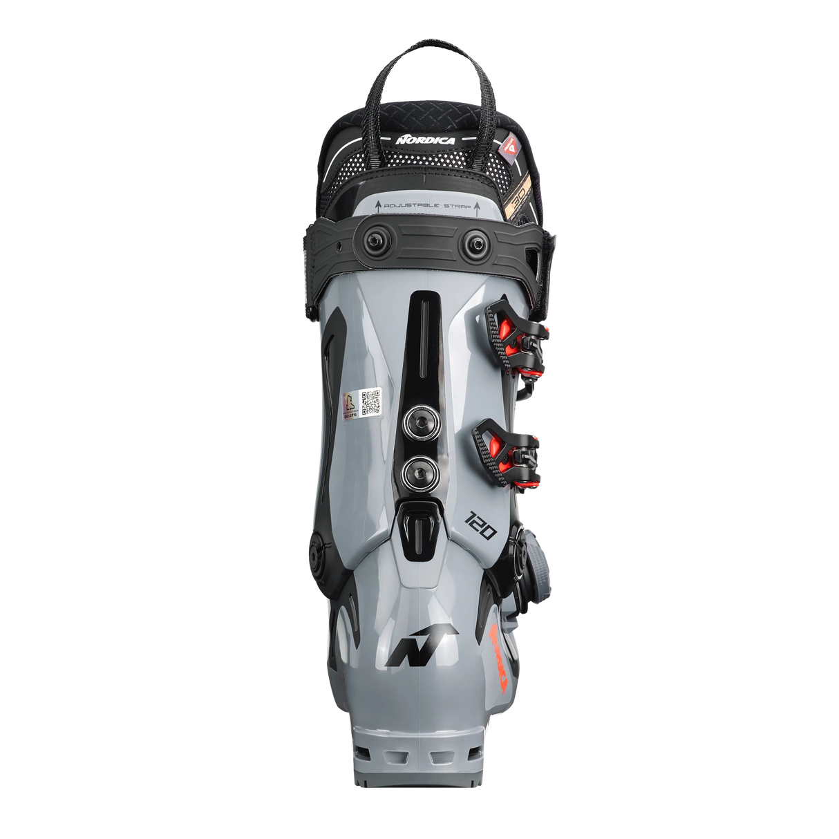 Nordica Speedmachine 3 BOA 120 Ski Boot 2025-Alpine Ski Boots-25.5-Grey / Black / Red-Kunstadt Sports