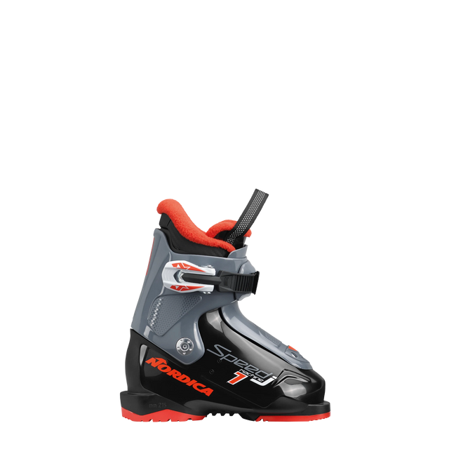 Nordica Speedmachine J 1 Ski Boot 2025-Alpine Ski Boots-14.5-Black / Anthracite / Red-Kunstadt Sports