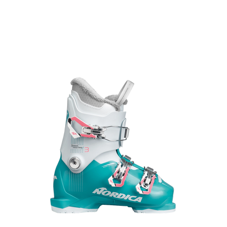 Nordica Speedmachine J 3 Ski Boot 2025-Alpine Ski Boots-19.5-Lightblue / White / Pink-Kunstadt Sports