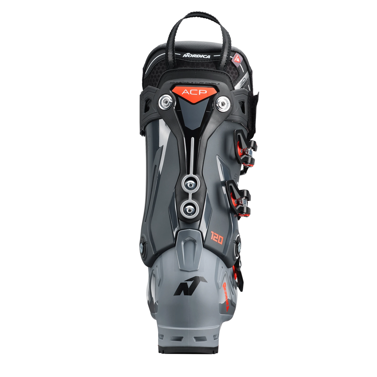 Nordica Sportmachine 3 120 Ski Boot 2025-Alpine Ski Boots-26.5-Anthracite / Black / Red-Kunstadt Sports