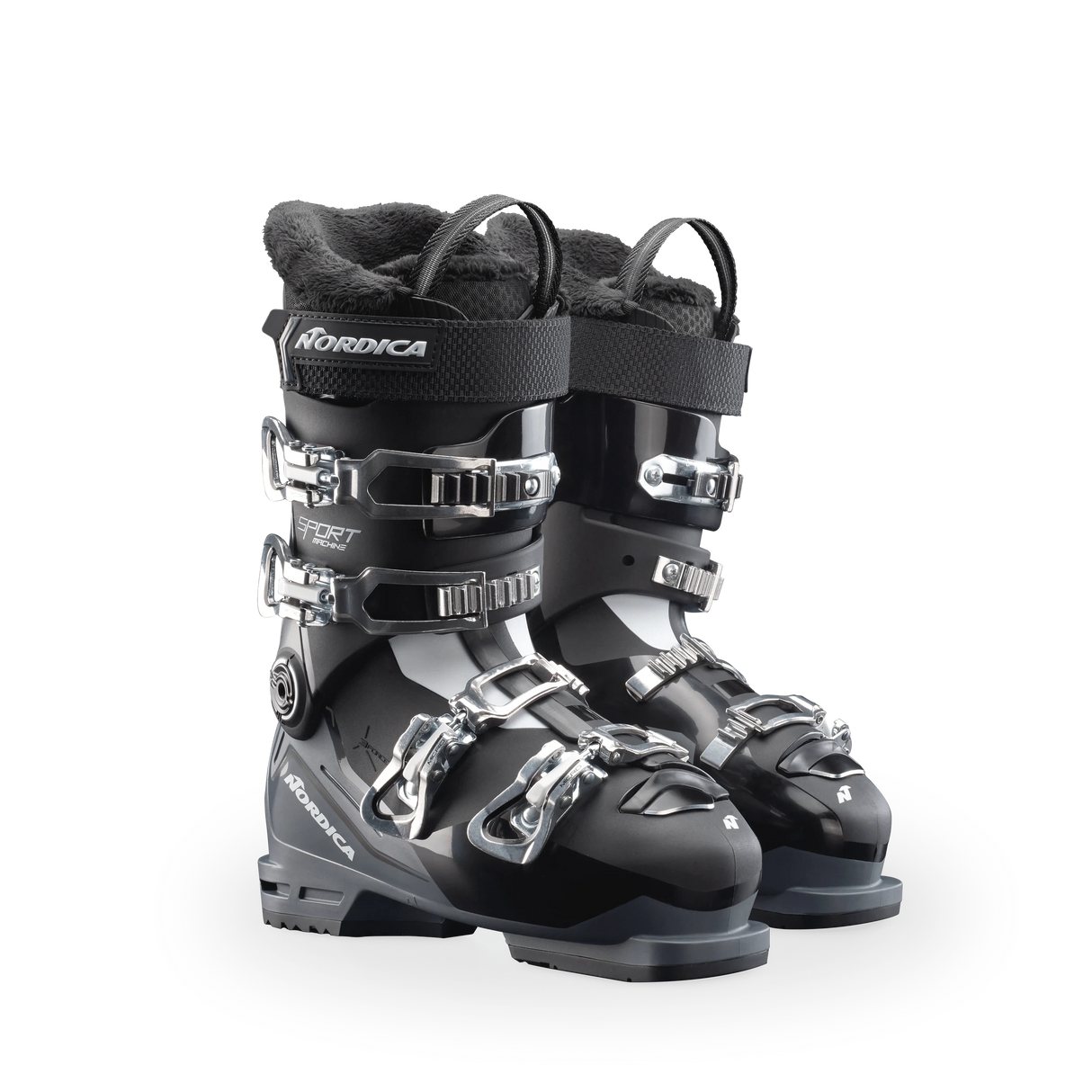 Nordica Sportmachine 3 65 W Ski Boot 2025-Alpine Ski Boots-22.5-Black / Anthracite / White-Kunstadt Sports