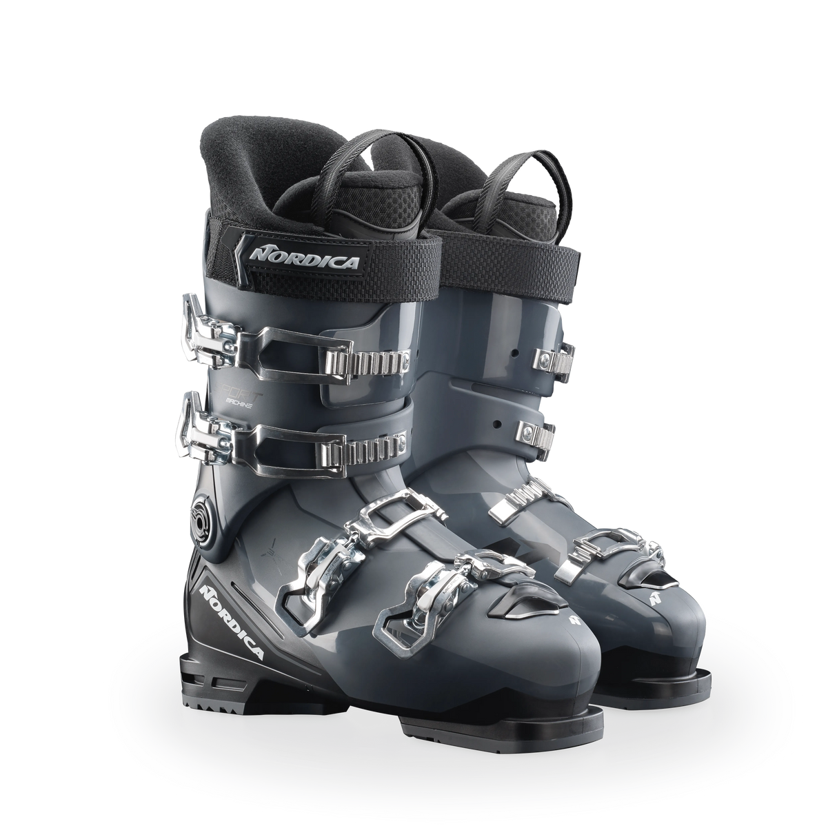 Nordica Sportmachine 3 80 Ski Boot 2025-Alpine Ski Boots-25.5-Anthracite / Black / White-Kunstadt Sports