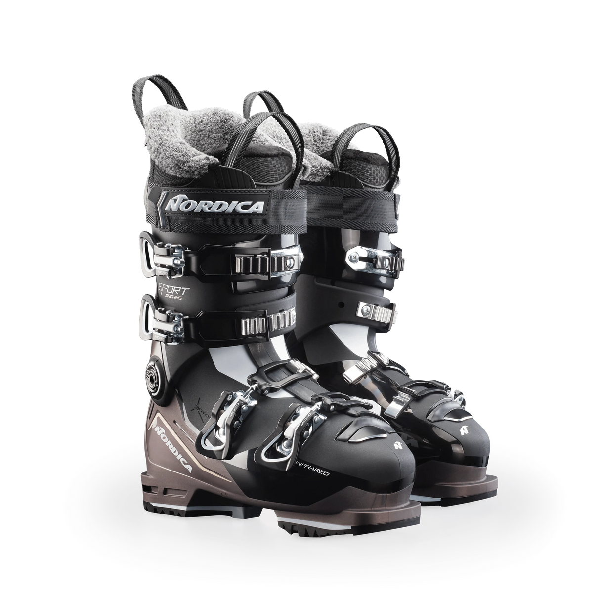 Nordica Sportmachine 3 85 W Ski Boot 2025-Alpine Ski Boots-23.5-Black / Bronze / White-Kunstadt Sports