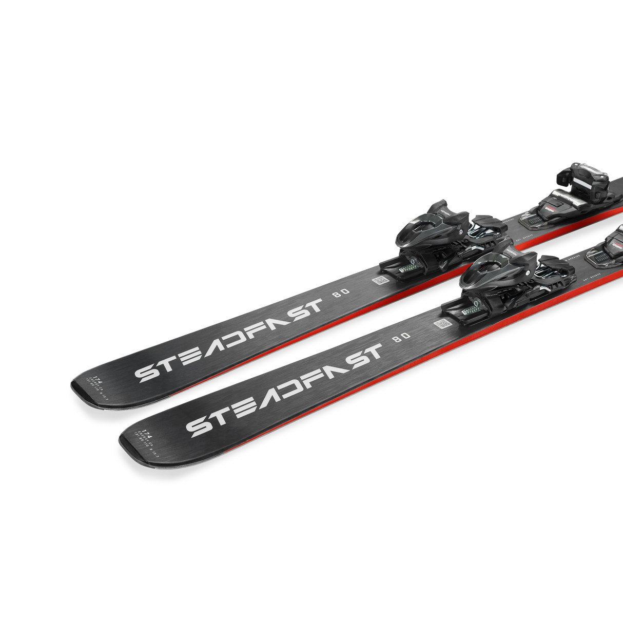 Nordica Steadfast 80 CA Ski + TP2 Comp 10 Binding 2025-Skis-156-Black - Silver-Kunstadt Sports