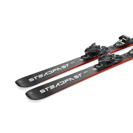 Nordica Steadfast 80 CA Ski + TP2 Comp 10 Binding 2025-Skis-156-Black - Silver-Kunstadt Sports