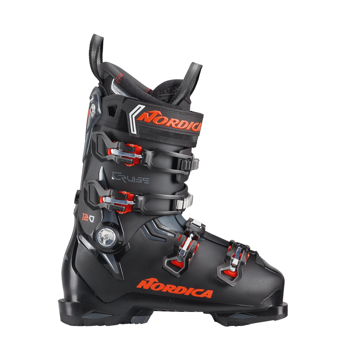 Nordica The Cruise 120 Ski Boot 2025-Alpine Ski Boots-25.5-Black / Anthracite / Red-Kunstadt Sports