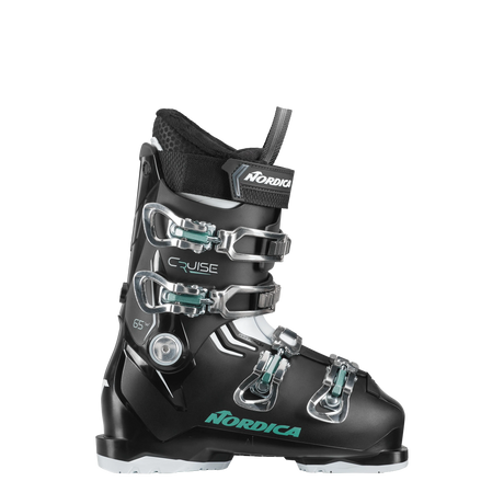 Nordica The Cruise 65 W Ski Boot 2025-Alpine Ski Boots-23.5-Black / White / Green-Kunstadt Sports