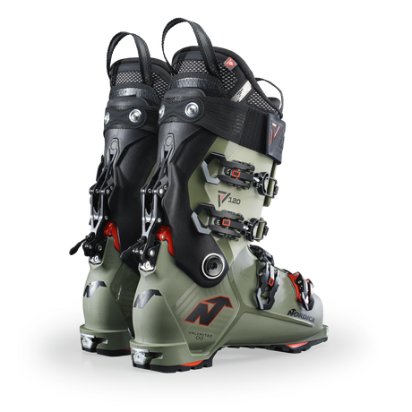 Nordica Unlimited 120 DYN Ski Boot 2025-Alpine Ski Boots-25.5-Green / Black / Red-Kunstadt Sports