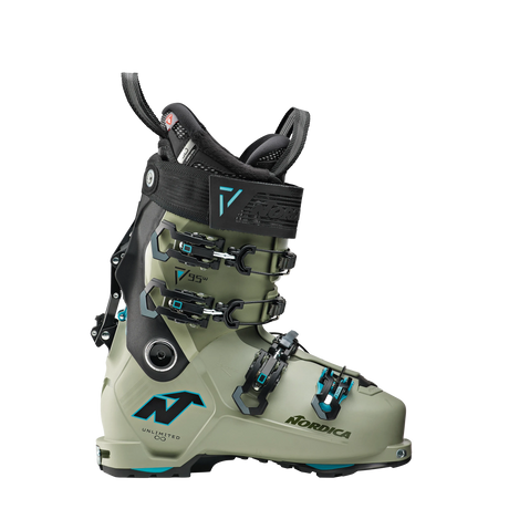 Nordica Unlimited 95 W DYN Ski Boot 2025-Alpine Ski Boots-23.5-Light Green / Black / Lightblue-Kunstadt Sports