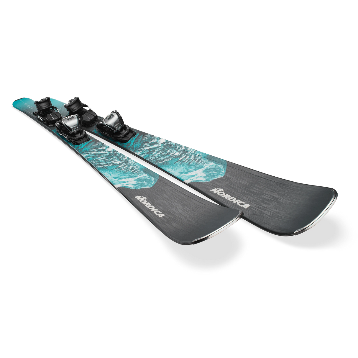 Nordica Wild Belle 78 CA Ski + TP2 Compact 10 Binding 2025-Skis-144-Anthrazite - Aqua-Kunstadt Sports