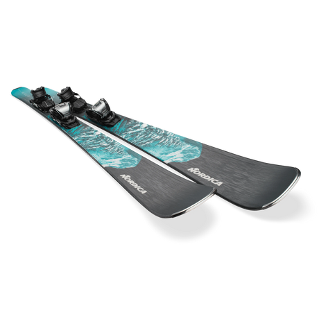 Nordica Wild Belle 78 CA Ski + TP2 Compact 10 Binding 2025-Skis-144-Anthrazite - Aqua-Kunstadt Sports