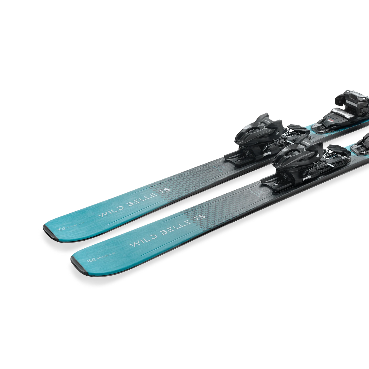 Nordica Wild Belle 78 CA Ski + TP2 Compact 10 Binding 2025-Skis-144-Anthrazite - Aqua-Kunstadt Sports