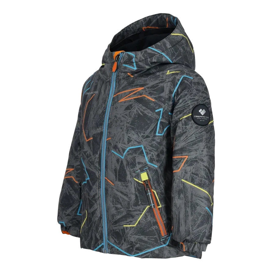 Obermeyer Junior Ashor Jacket 2025-Snowboard/Ski Clothing-4-Electric Trails-Kunstadt Sports