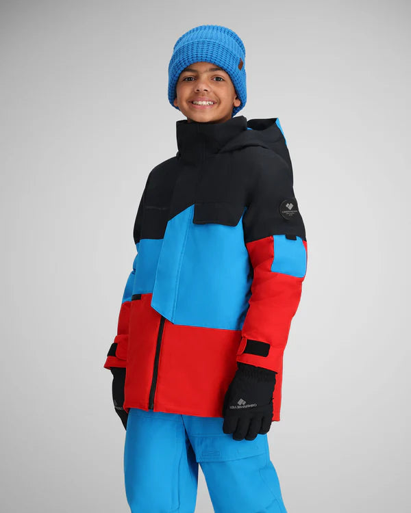 Obermeyer Junior Axel Jacket 2025-Snowboard/Ski Clothing-Apres Blue 24068-S-Kunstadt Sports