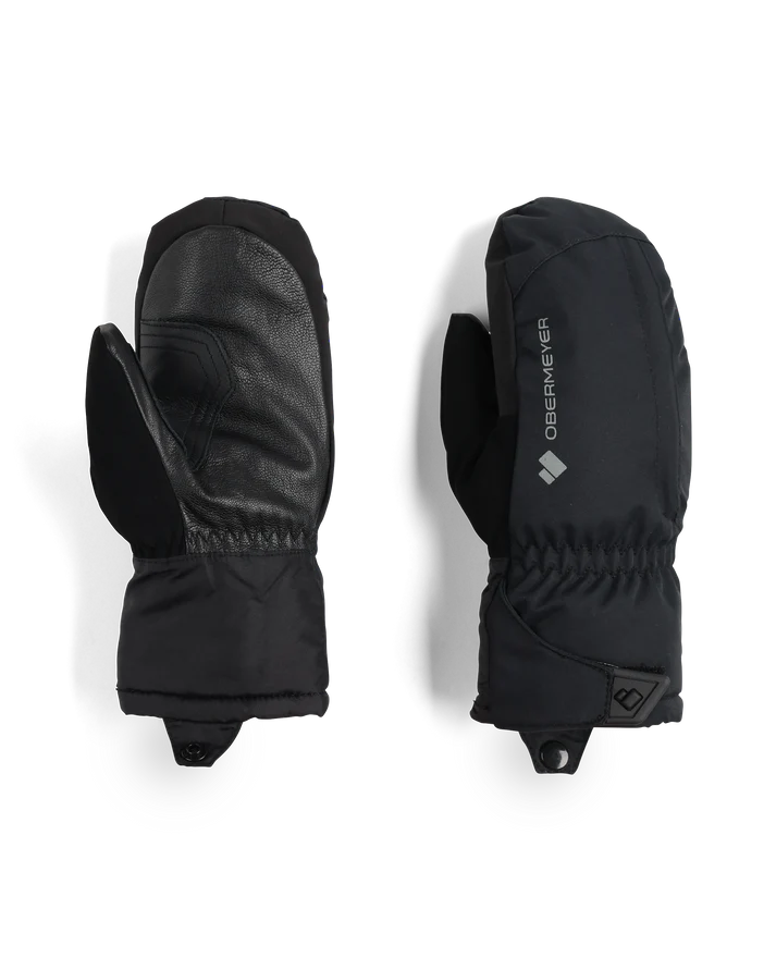 Obermeyer Junior Molten Mitten 2025-Outerwear Accessories-Black 16009-S-Kunstadt Sports