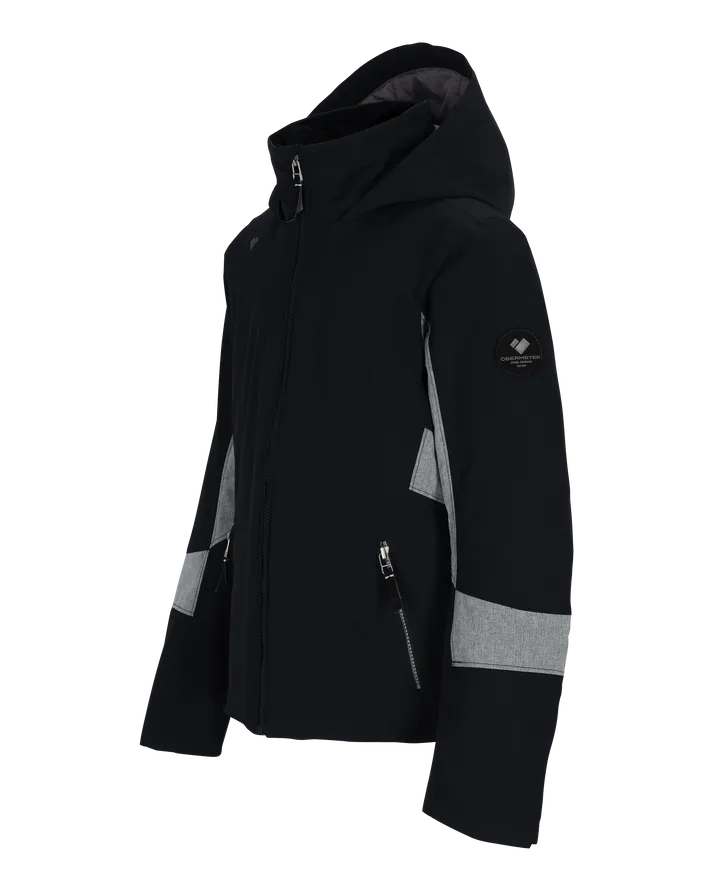 Obermeyer Junior Piper Jacket 2025-Snowboard/Ski Clothing-Black-M-Kunstadt Sports