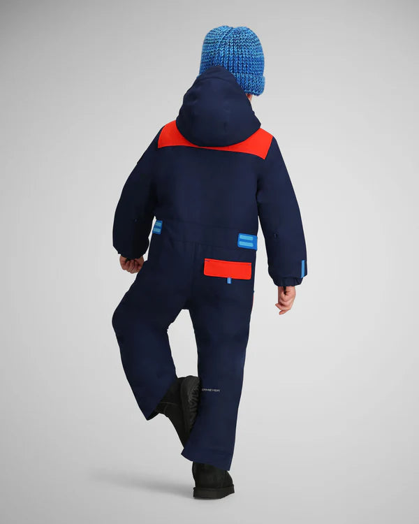 Obermeyer Junior Quinn One-Piece Snowsuit 2025-Snowboard/Ski Clothing-Midnight Navy 24063-4-Kunstadt Sports