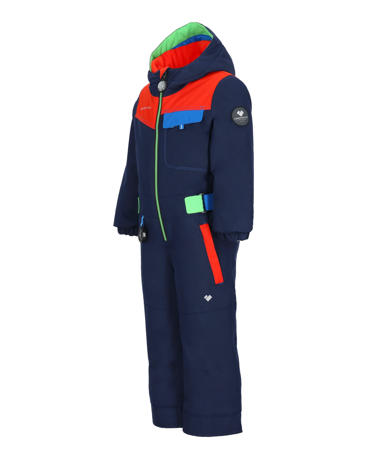 Obermeyer Junior Quinn One-Piece Snowsuit 2025-Snowboard/Ski Clothing-Midnight Navy 24063-4-Kunstadt Sports