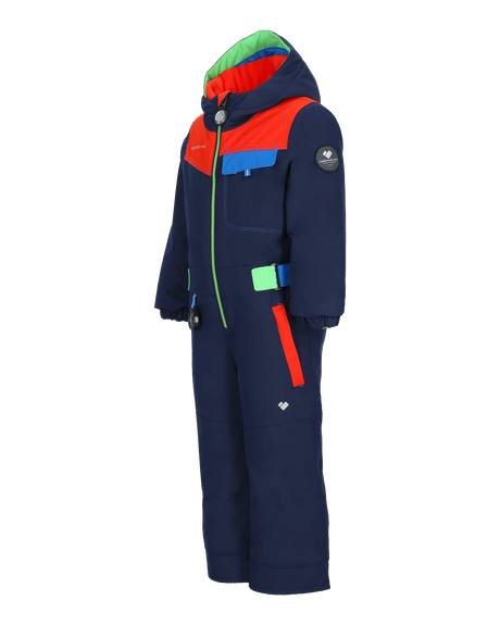 Obermeyer Junior Quinn One-Piece Snowsuit 2025-Snowboard/Ski Clothing-Midnight Navy 24063-4-Kunstadt Sports