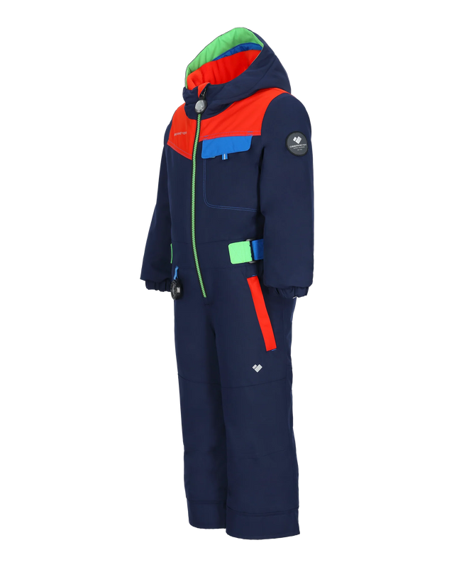 Obermeyer Junior Quinn One-Piece Snowsuit 2025-Snowboard/Ski Clothing-Midnight Navy 24063-4-Kunstadt Sports