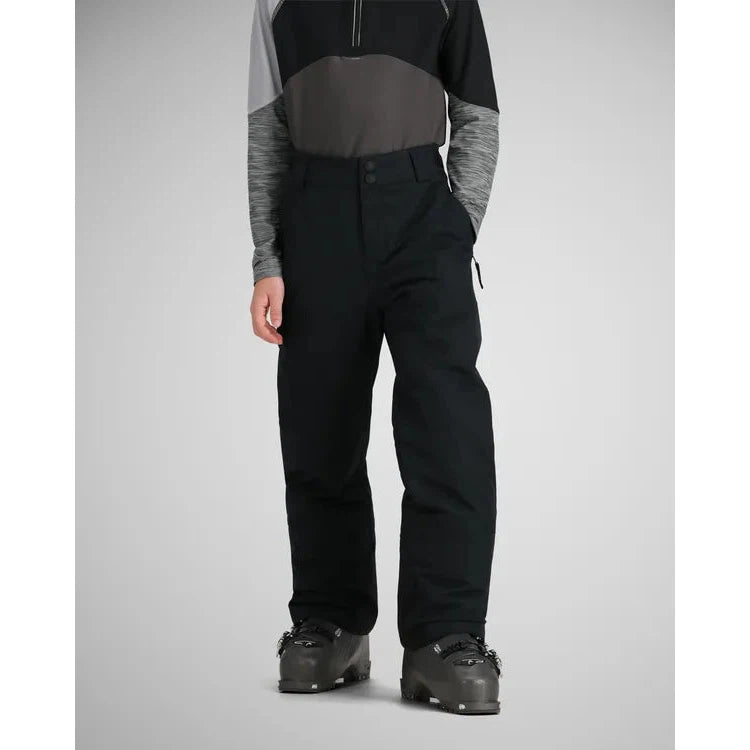 Obermeyer Junior Timberline Pant 2025-Snowboard/Ski Clothing-S-Black 16009-Kunstadt Sports