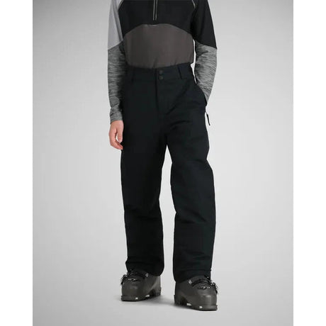 Obermeyer Junior Timberline Pant 2025-Snowboard/Ski Clothing-S-Black 16009-Kunstadt Sports