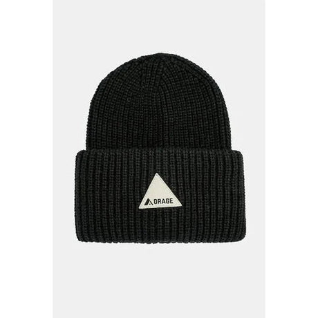 Orage Unisex Louise Beanie 2025-Outerwear Accessories-Black-One Size-Kunstadt Sports