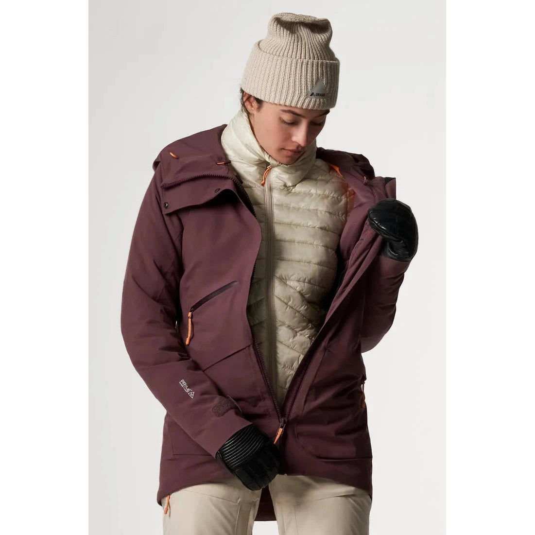 Orage Women's Grace Insulated Jacket 2025-Snowboard/Ski Clothing-Dark Plum-S-Kunstadt Sports